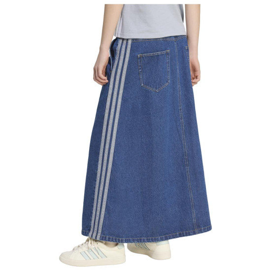 Adidas Γυναικεία φούστα Stadium Washed Denim Loose Fit Skirt